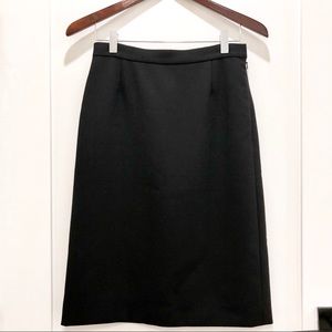 Tory Burch Classic Black Pencil Skirt Size 2